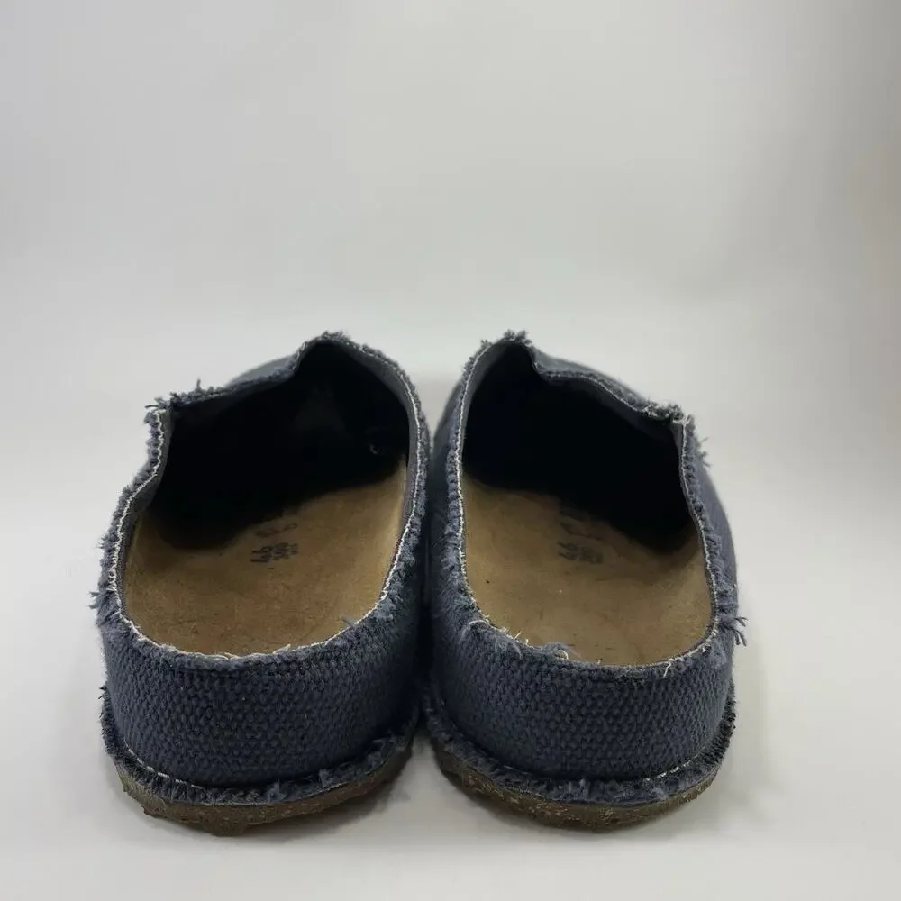Birkenstock Zermatt Premium Textile Blue Slippers Mens Size 46 US 13 Clogs Mules